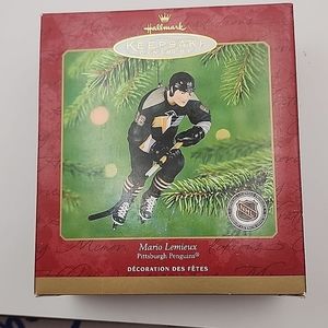 Hallmark Keepsake  Ornament 2001 Mario Lemieux, Hockey Greats NIB